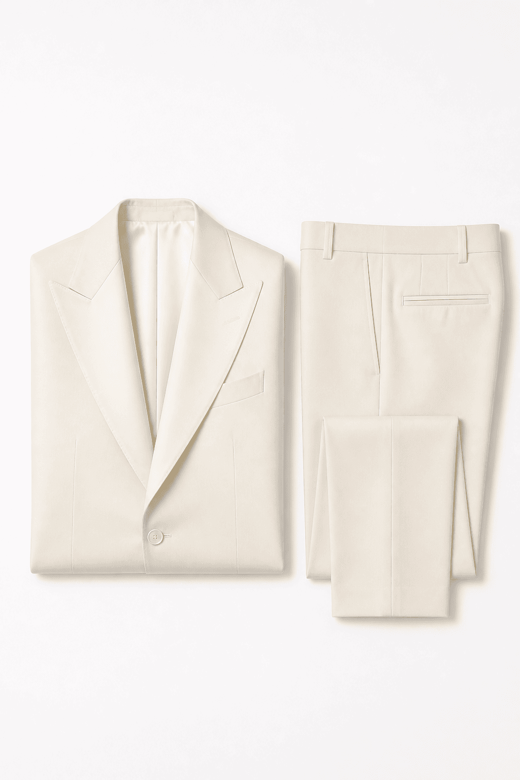 Ivory Wedding Suit in Ivory