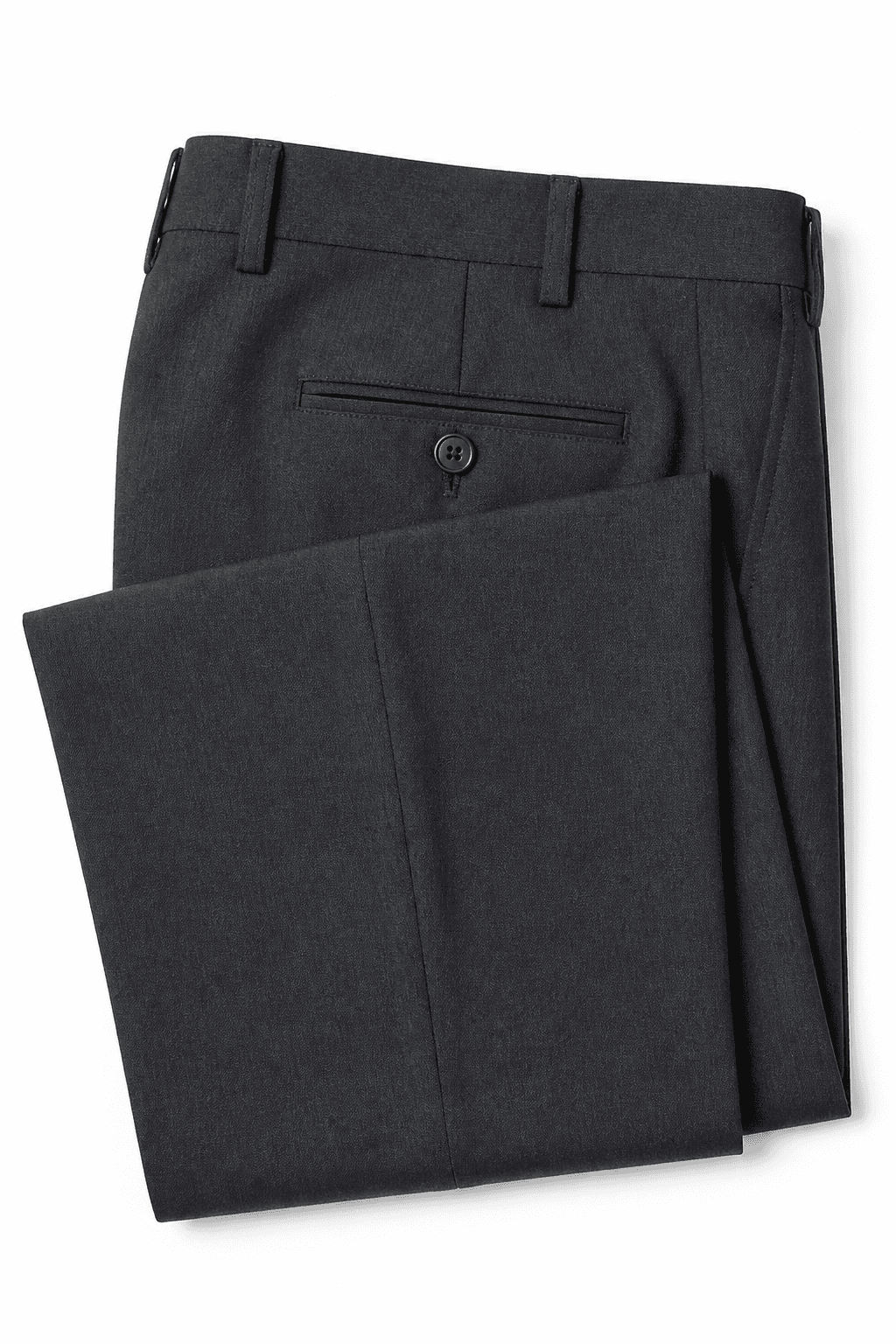 Charcoal Solid Trouser in Charcoal